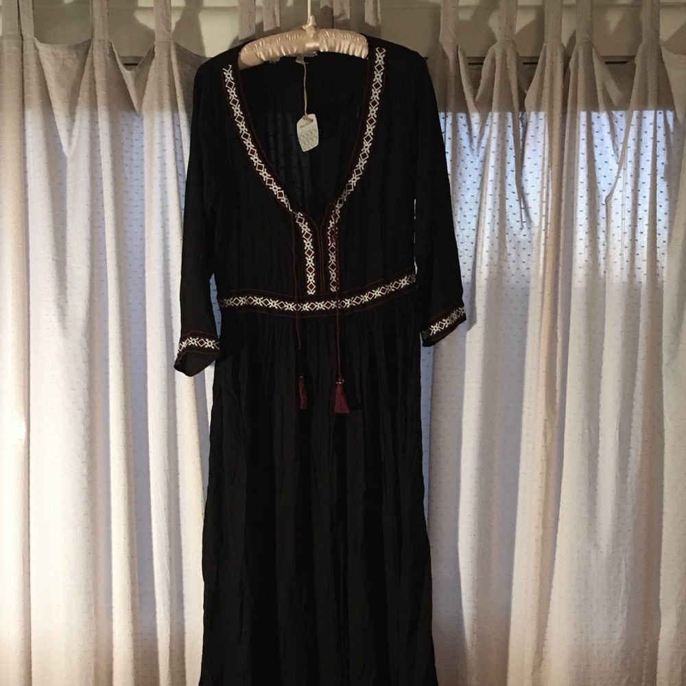 Black Boho Maxi